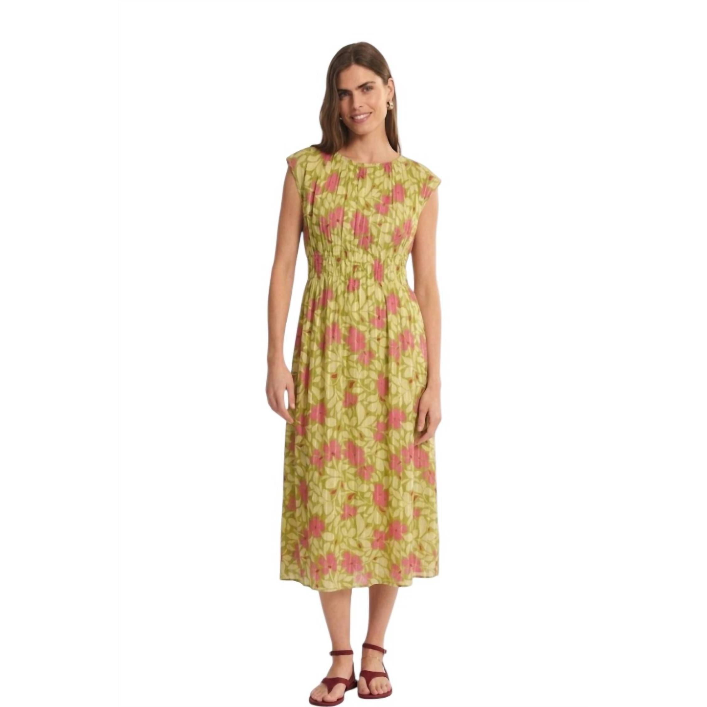 New Velvet By Graham & Spencer Cap Sleeve Dress In Mimosa